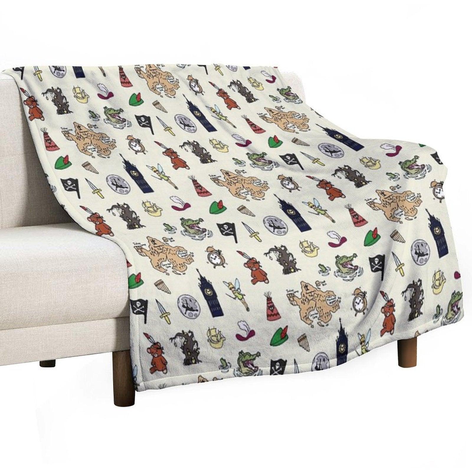 Peter Pan Throw Blanket