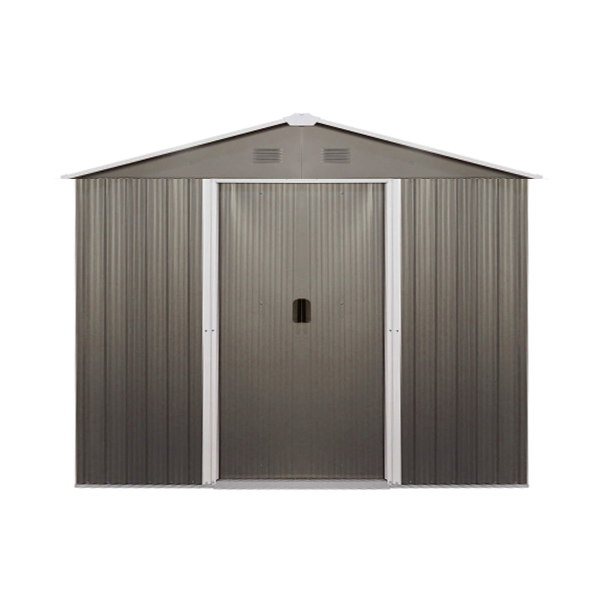 [06X08FT] Premium Outdoor Metal Storage Shed With Metal Floor Frame (SAK95204)