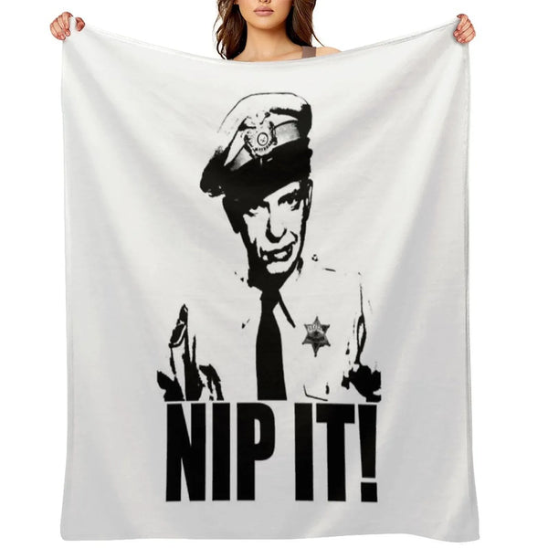 Andy Griffith Show T-ShirtBarney Fife - Nip It! Throw Blanket