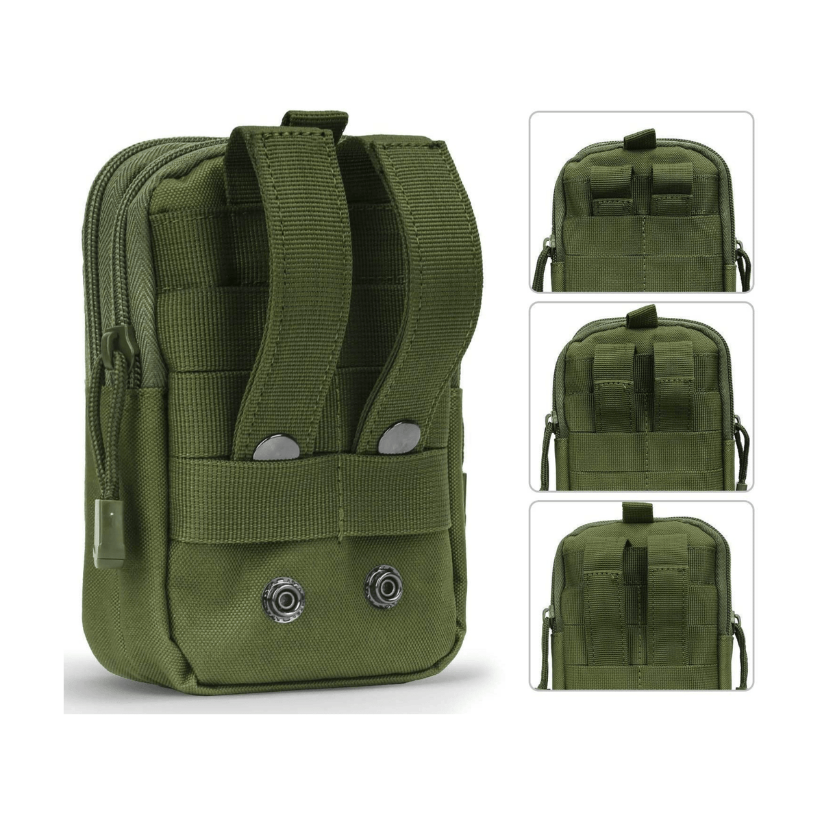 JupiterGear Tactical MOLLE Military Pouch Waist Bag for Hiking, Running and Outdoor Activities