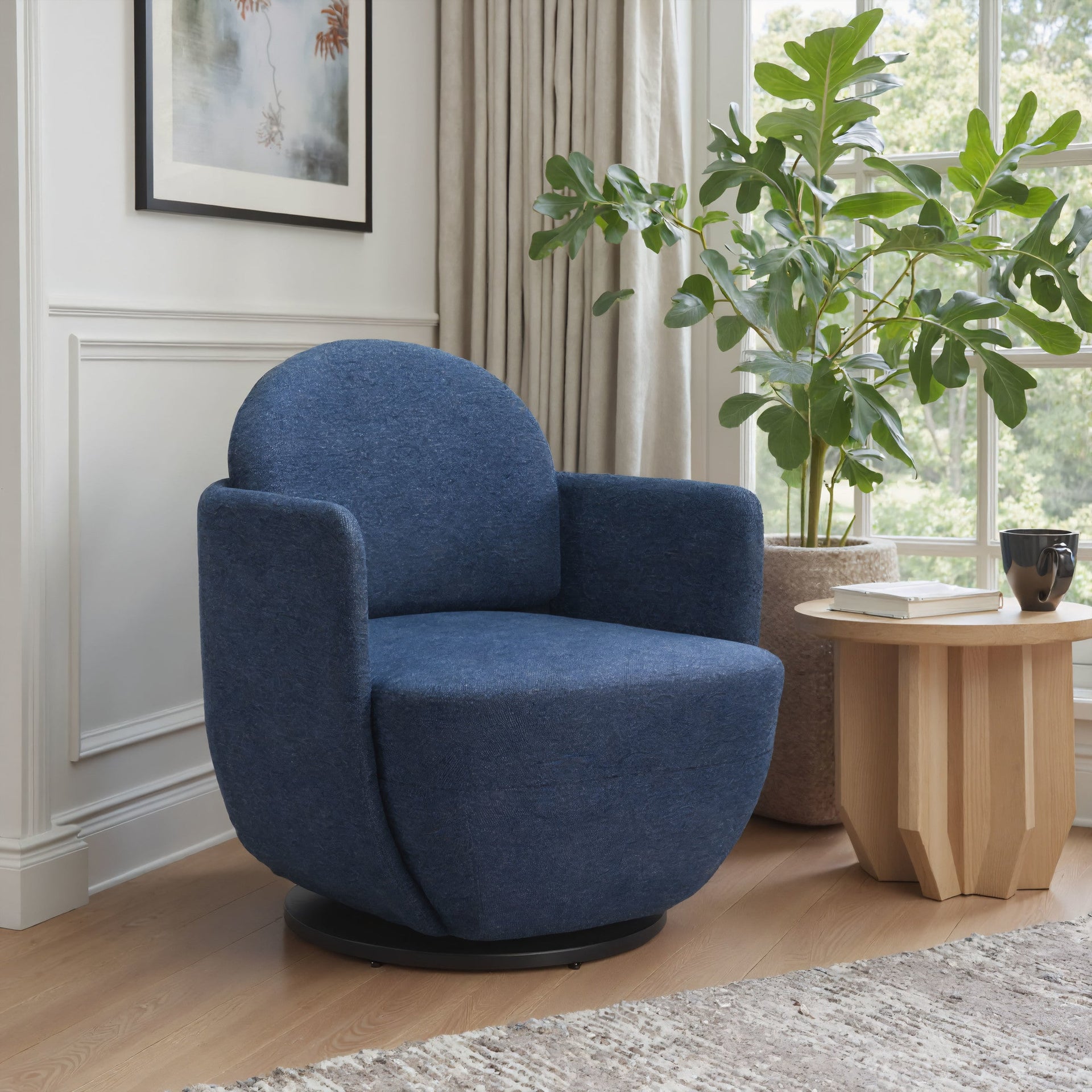 Bant Swivel Chair Blue