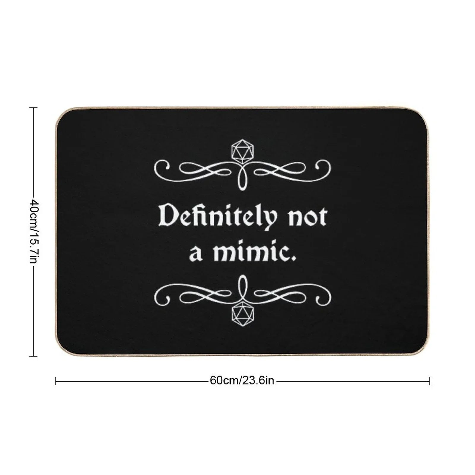 Definitely Not A Mimic Bath Mat