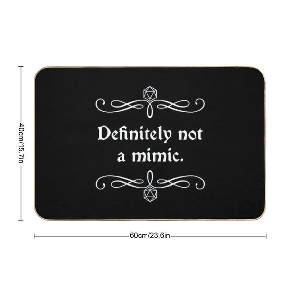 Definitely Not A Mimic Bath Mat