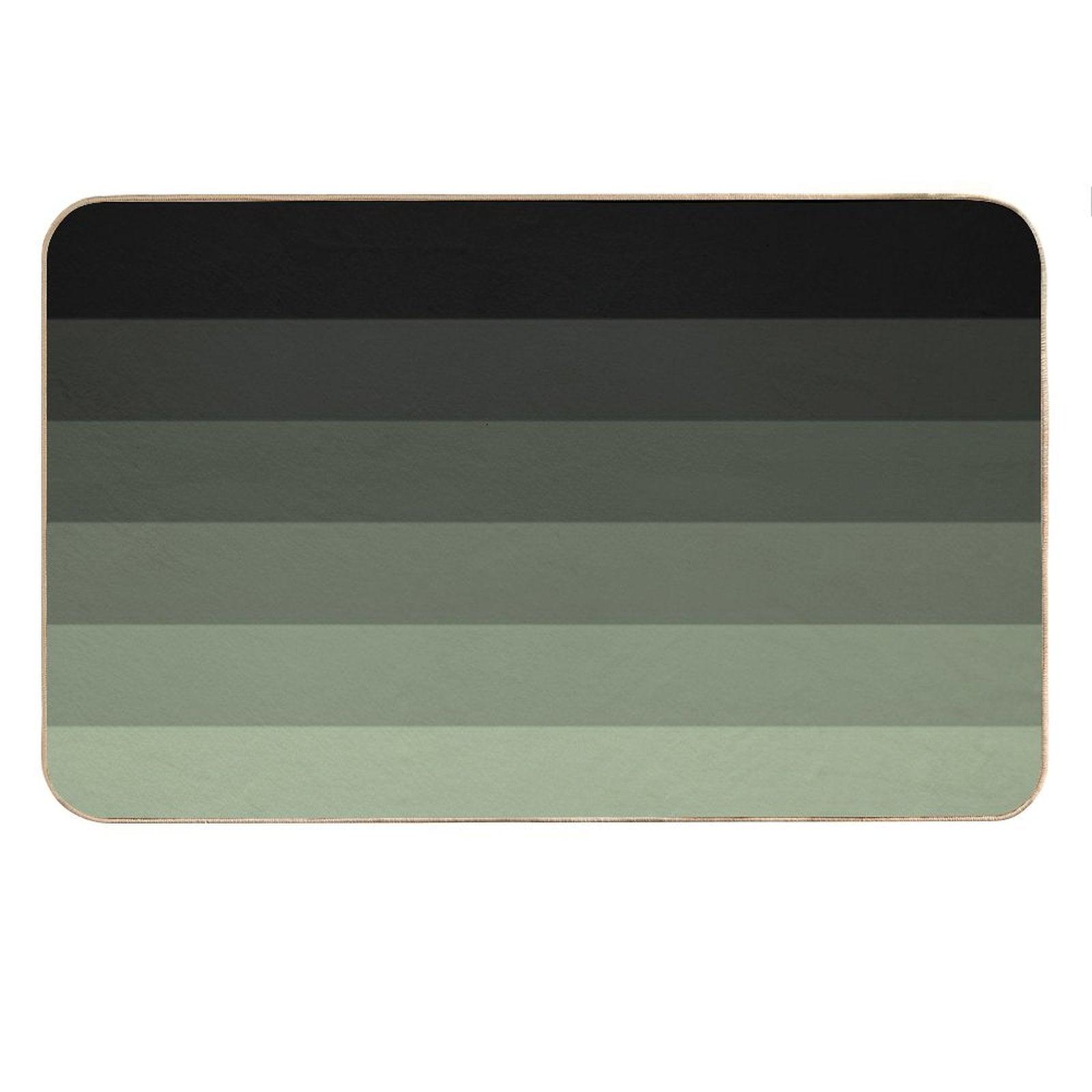 Fade to Black Camo Green Grey Shades Bath Mat