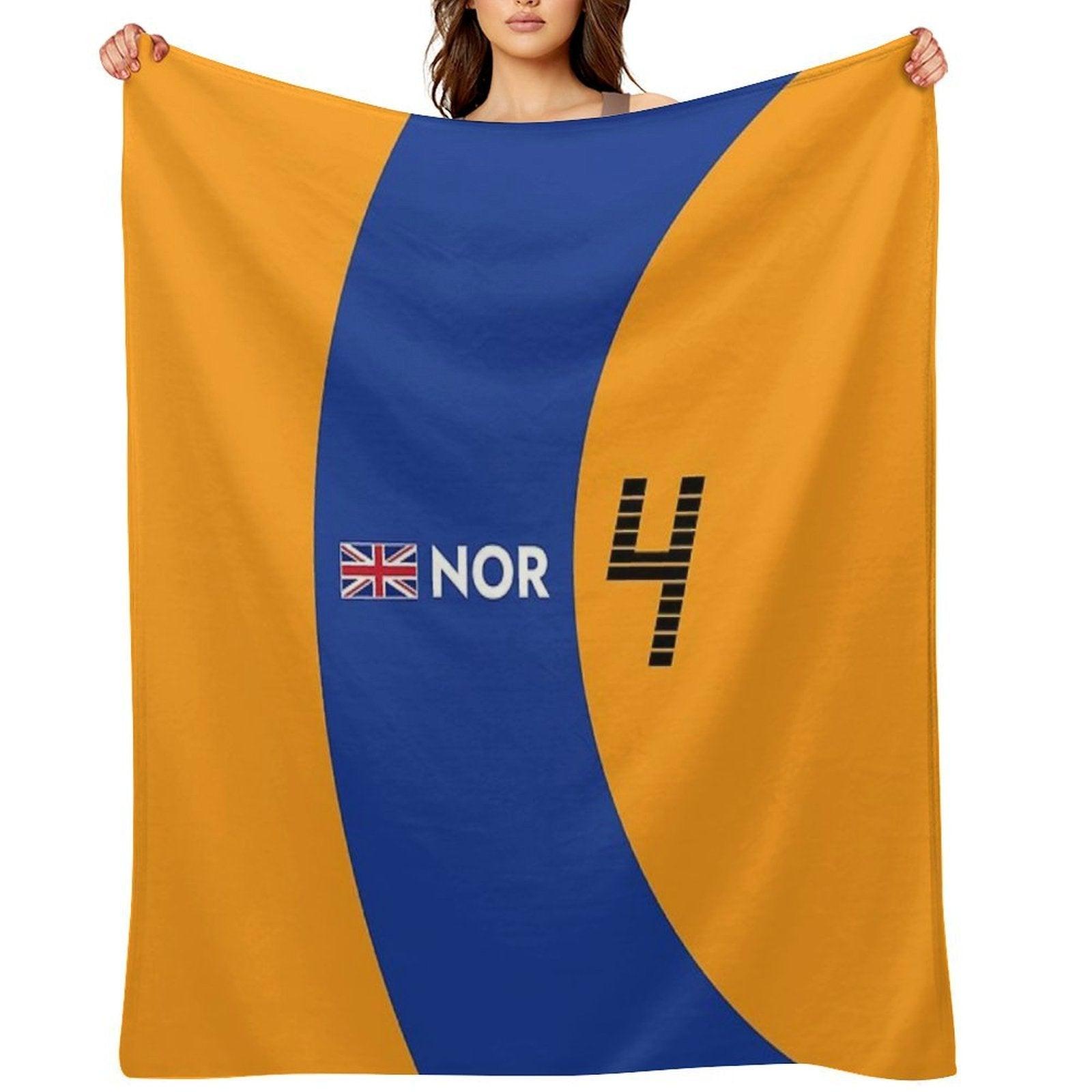 F1 2021 - #4 Norris Throw Blanket