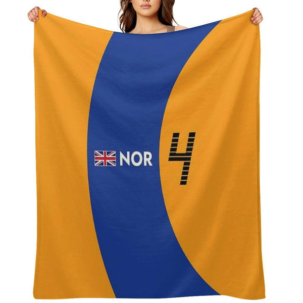F1 2021 - #4 Norris Throw Blanket