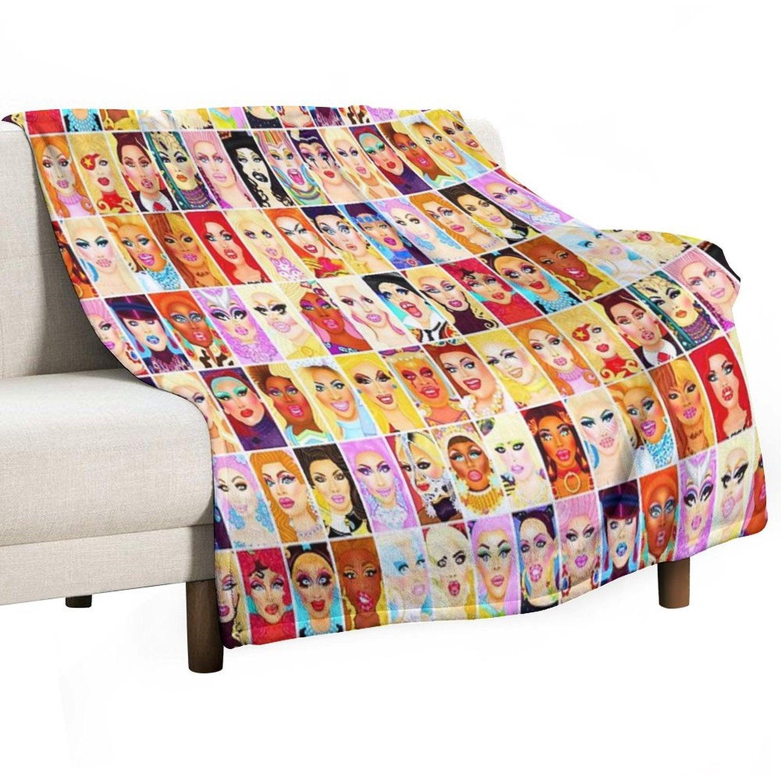DRAG QUEEN ROYALTY Throw Blanket