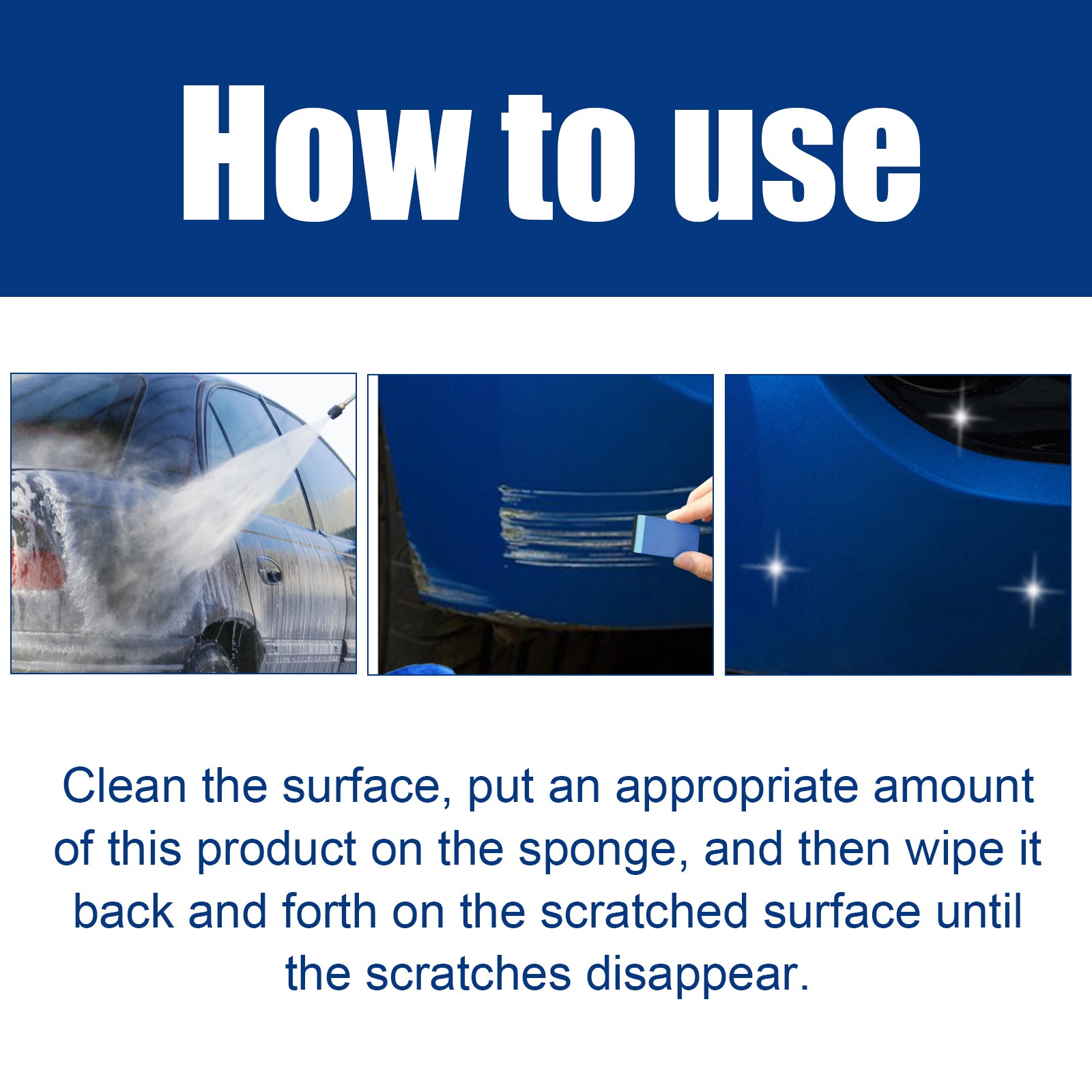 Car Scratch Repair Cream, Paint Scratch Scratch Repair Paint Refinish Polishing Maintenance Coating Paste