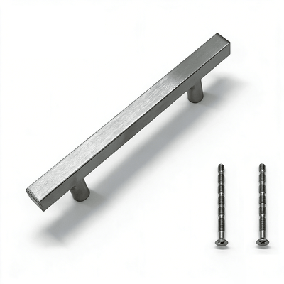 Stainless Steel Modern Cabinet Handles Drawer Pulls - 40 Pack