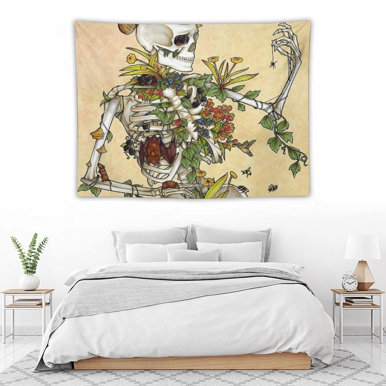 Bones And Botany Tapestry