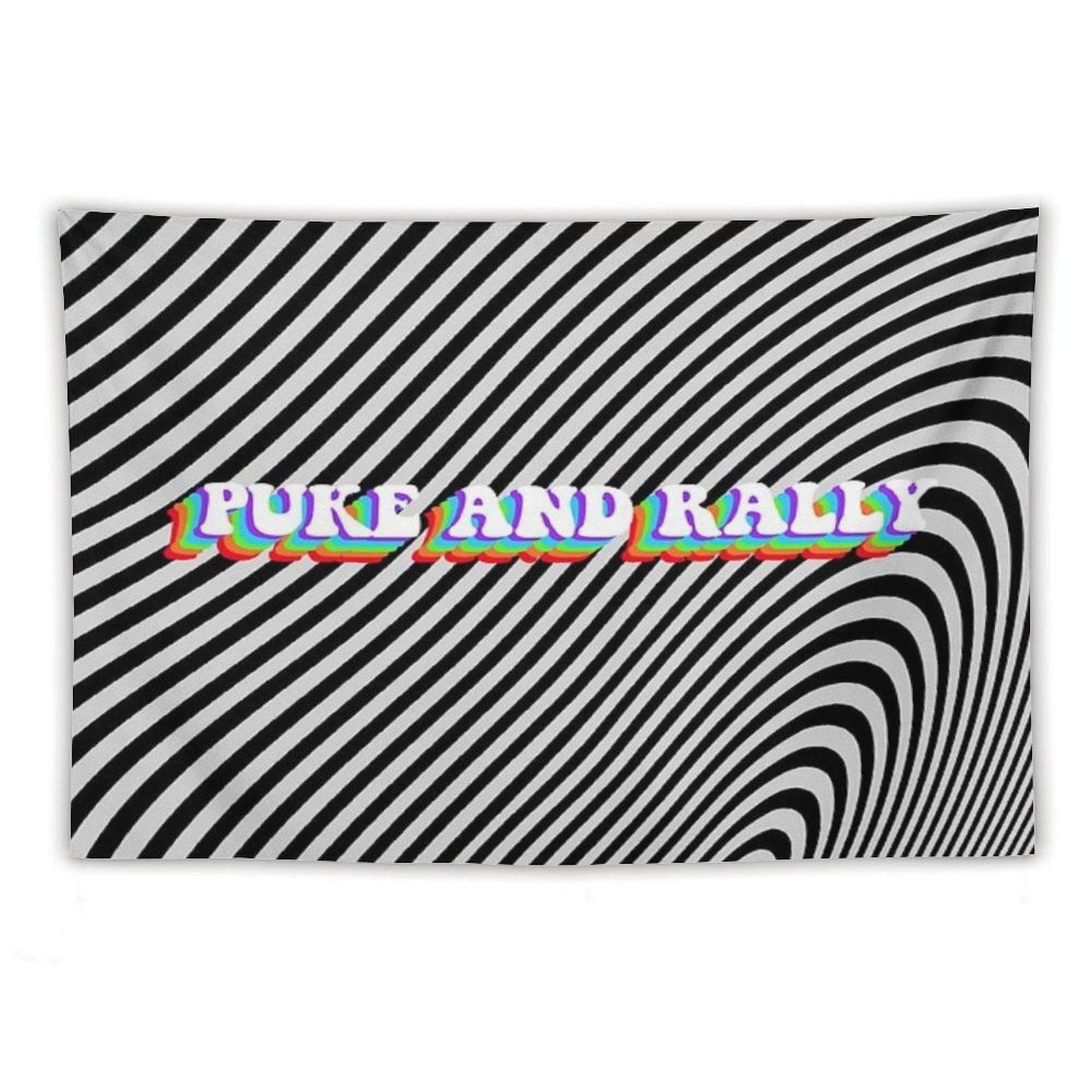 Puke And Rally Tapestry Tapestry