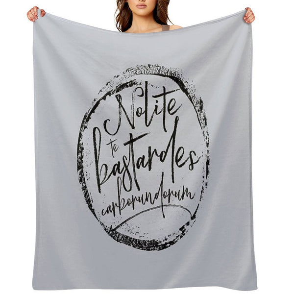 Nolite Te Bastardes Carborundorum Shrink-resistant Throw Blanket