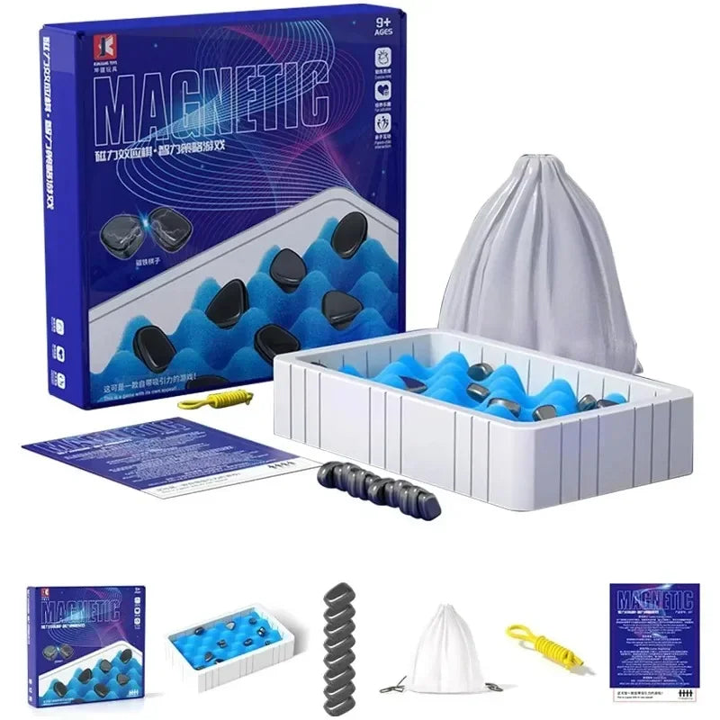 Magnetic Chess Game Magnet Board Game Table Top Magnet Game Family Games For Kids/Adults Thinking Training For Educational Toys