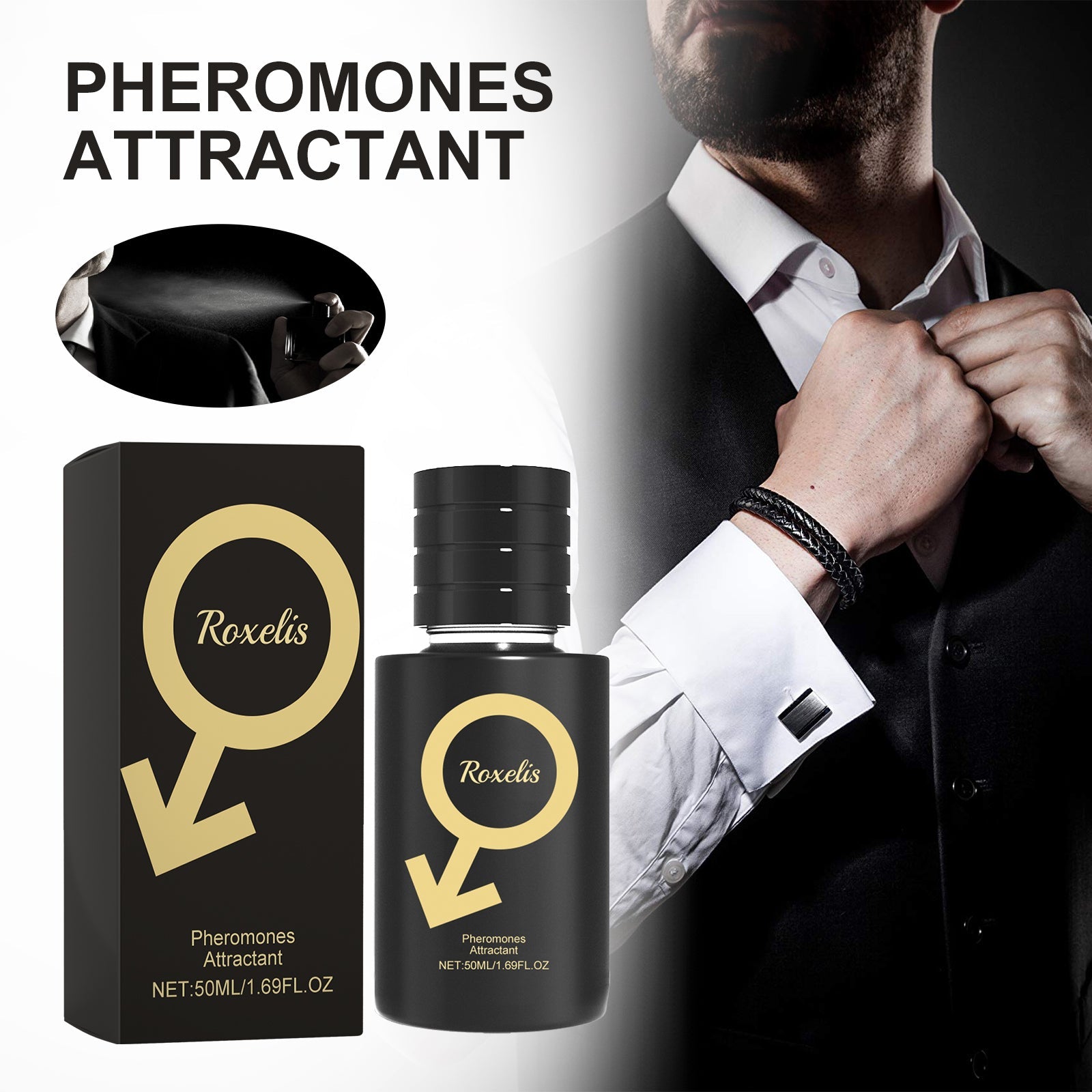 Pheromones Attractant, Natural Fresh Light Fragrance Lasting Fragrance Release Charm Niche Couple Dating Atmosphere Perfume