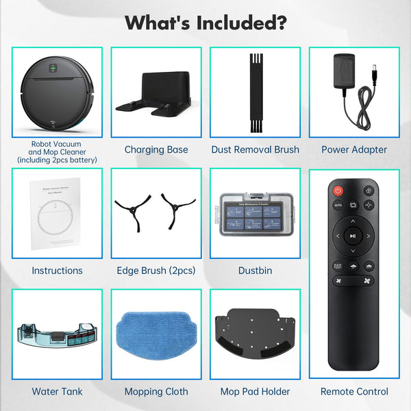 Smart 3-in-1 Robot Vacuum Cleaner (BR181)