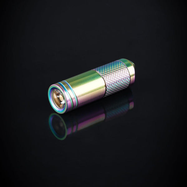 Wautton R18 EDC Titanium Alloy Mini Flashlight With USB Charging Rechargeable Fishing Outdoor Waterproof Camping Lighting EDC Tools Wautton Outdoor Gear