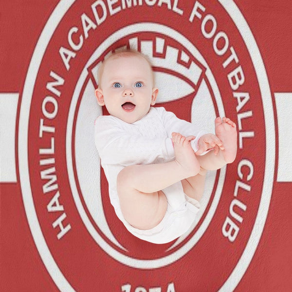 Hamilton FC Home Kit Eco-conscious Throw Blanket