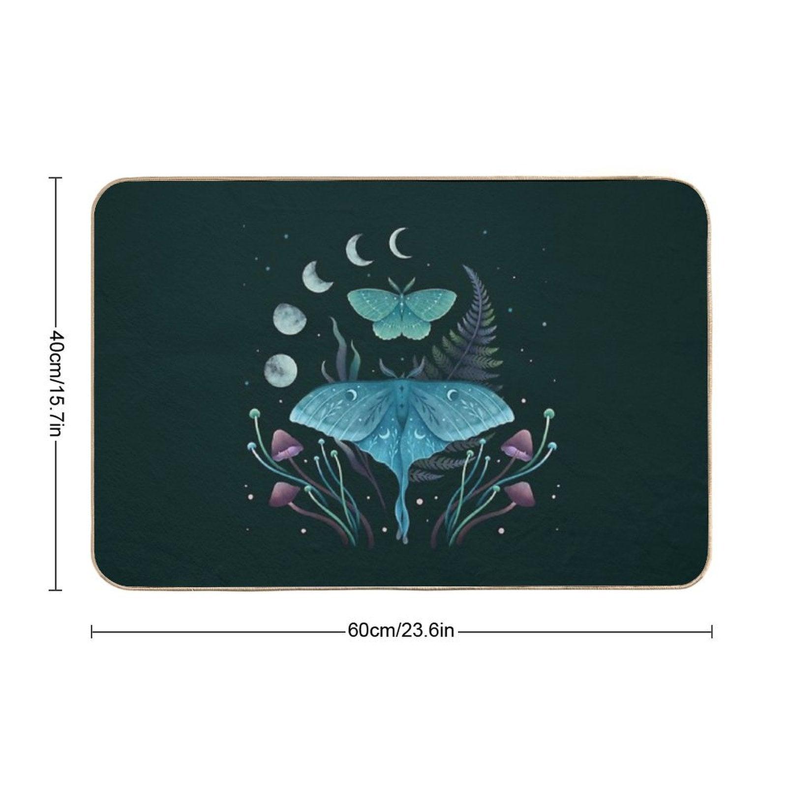 Luna And Emerald Bath Mat