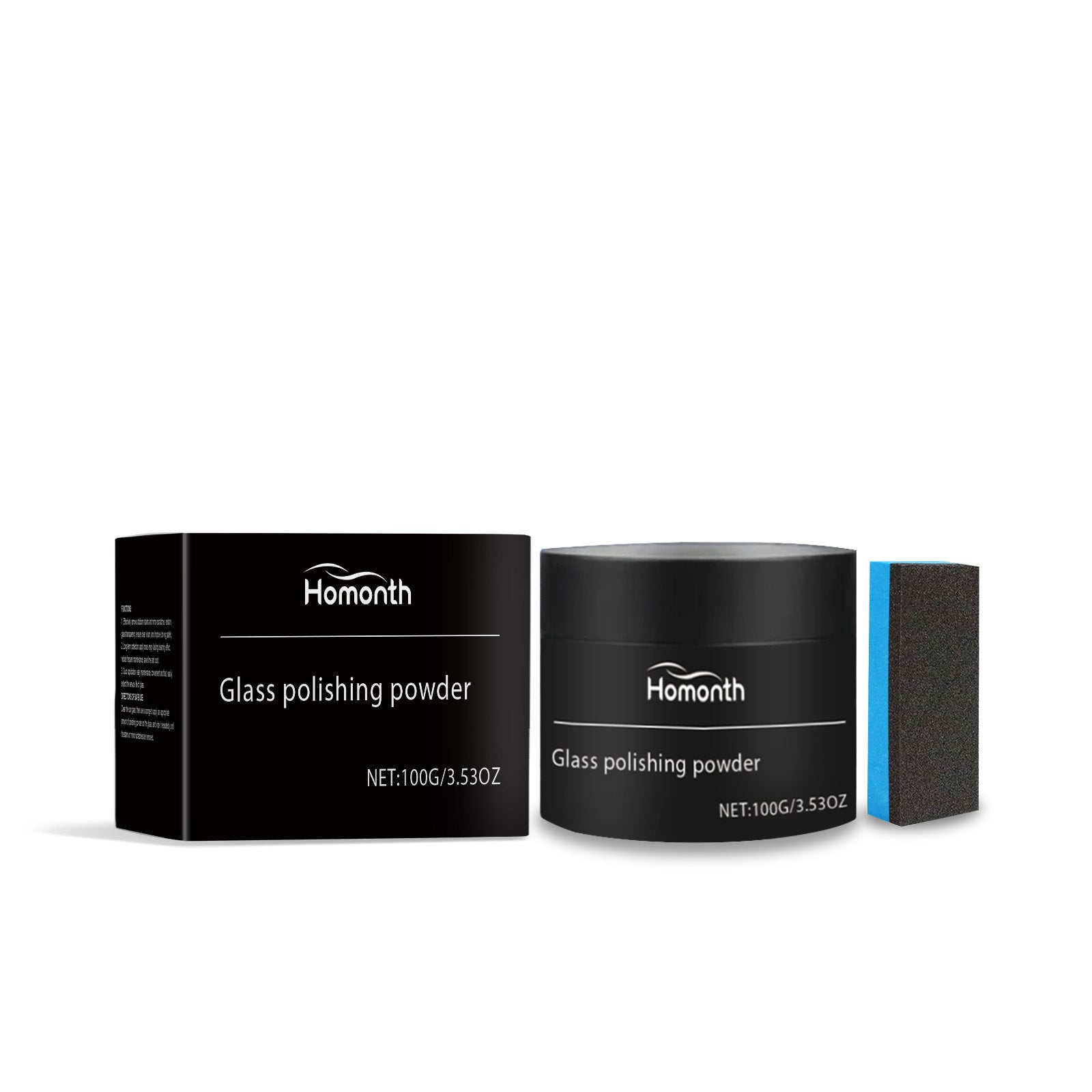 Car Glass Polishing Powder Window Cleaning Decontamination Waterproof Cleaning Rain Car Glass Cleaning Powder