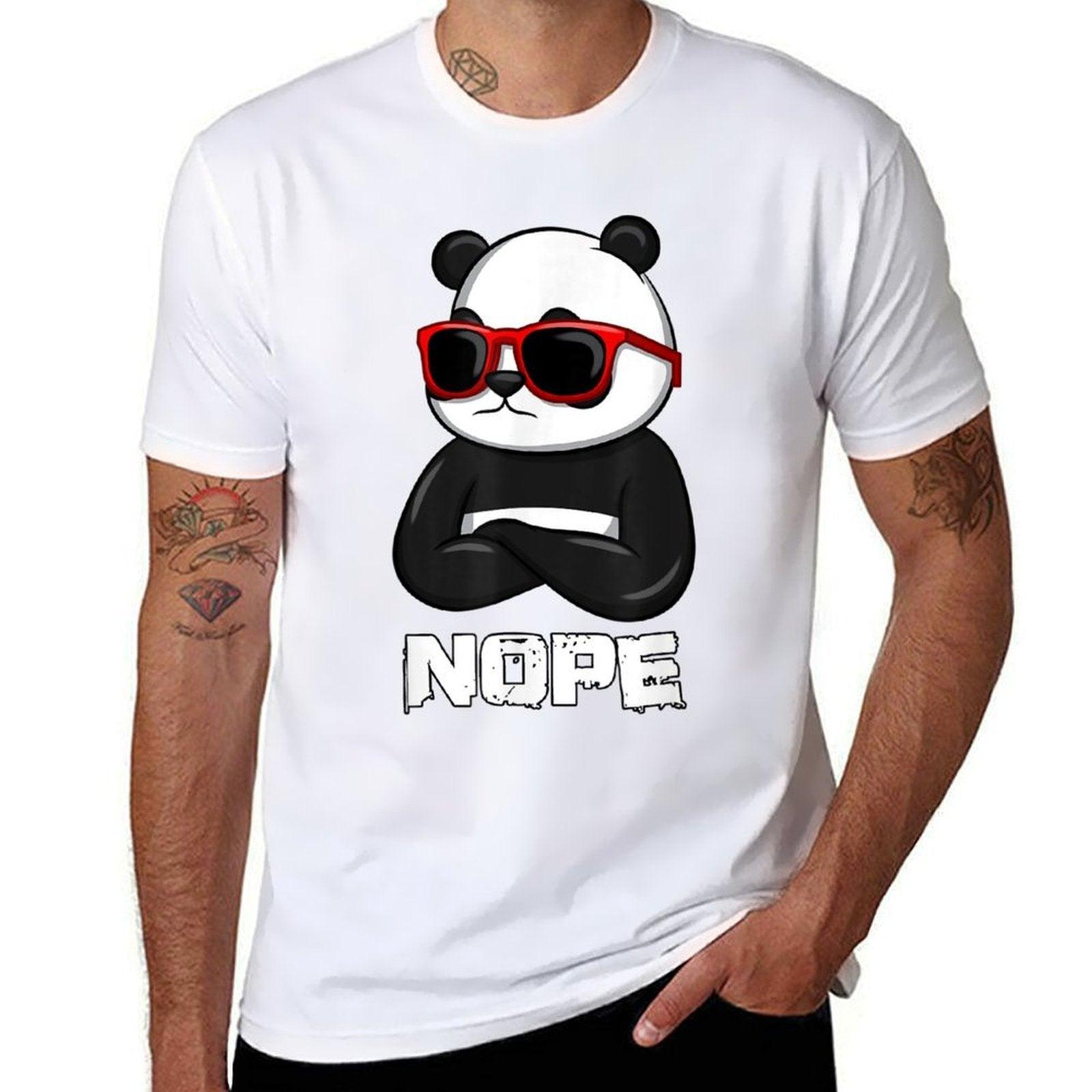 Nope Panda  Soft T-Shirt