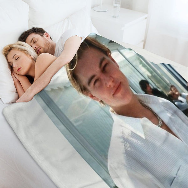 Leonardo Dicaprio Love Machine-washable Throw Blanket