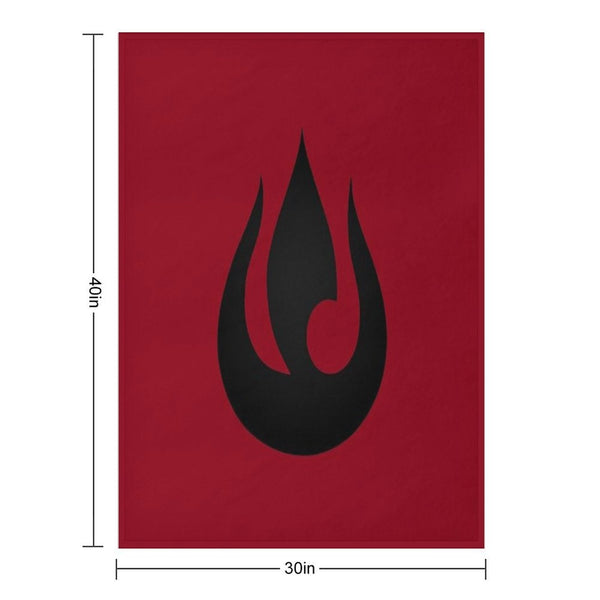 Fire Nation Logo All-season Throw Blanket