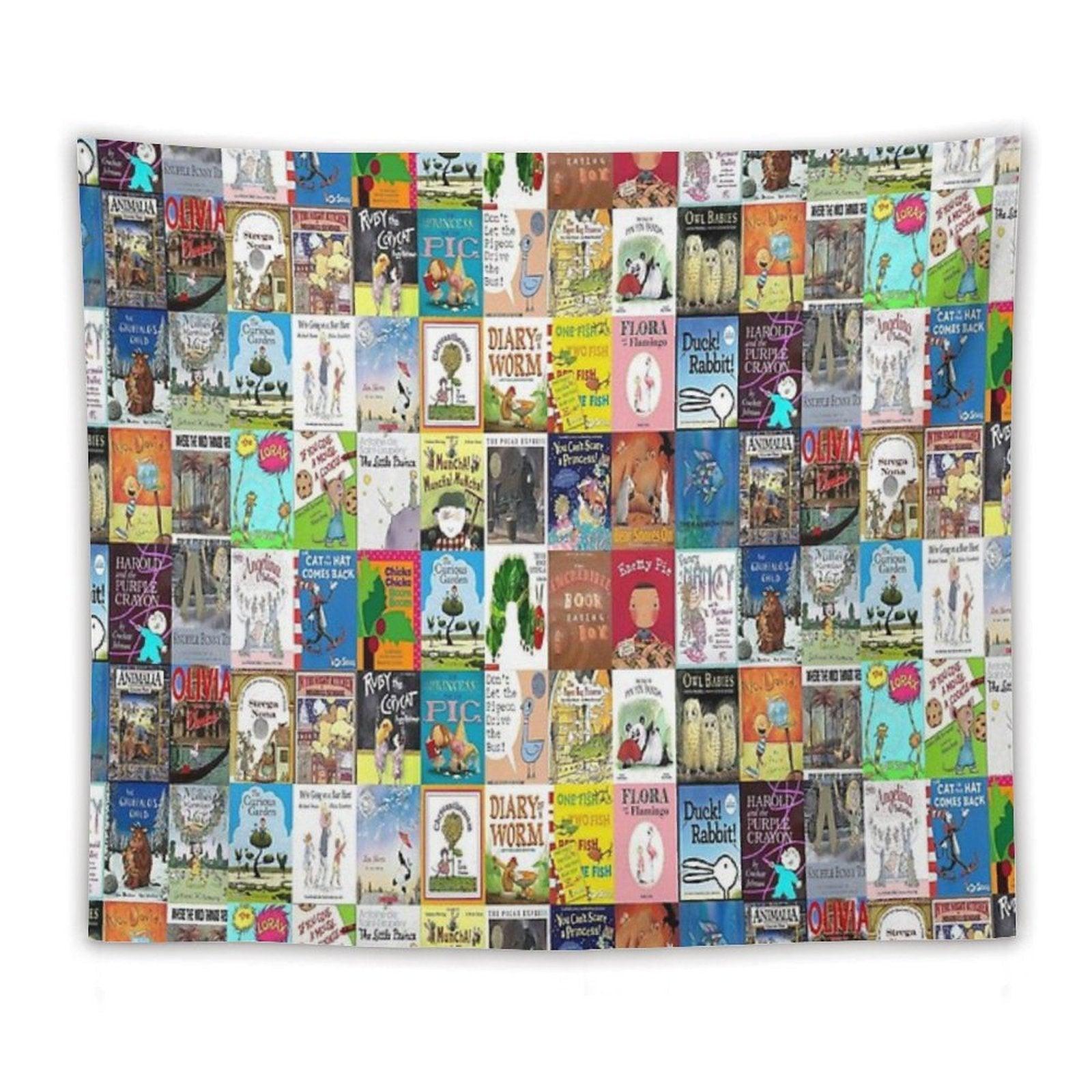 Children Picture Book Covers Tapestry