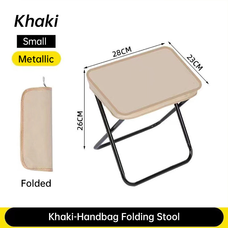 Portable Ultralight Camping Picnic Chair - Doubles as Fishing Stool and Travel Seat with Fishing Tool Holder