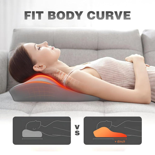 Home Use Multi-Function Massage Pillow for Neck, Shoulder, Waist, and Back with Electric Massager for Shoulder and Cervical Care