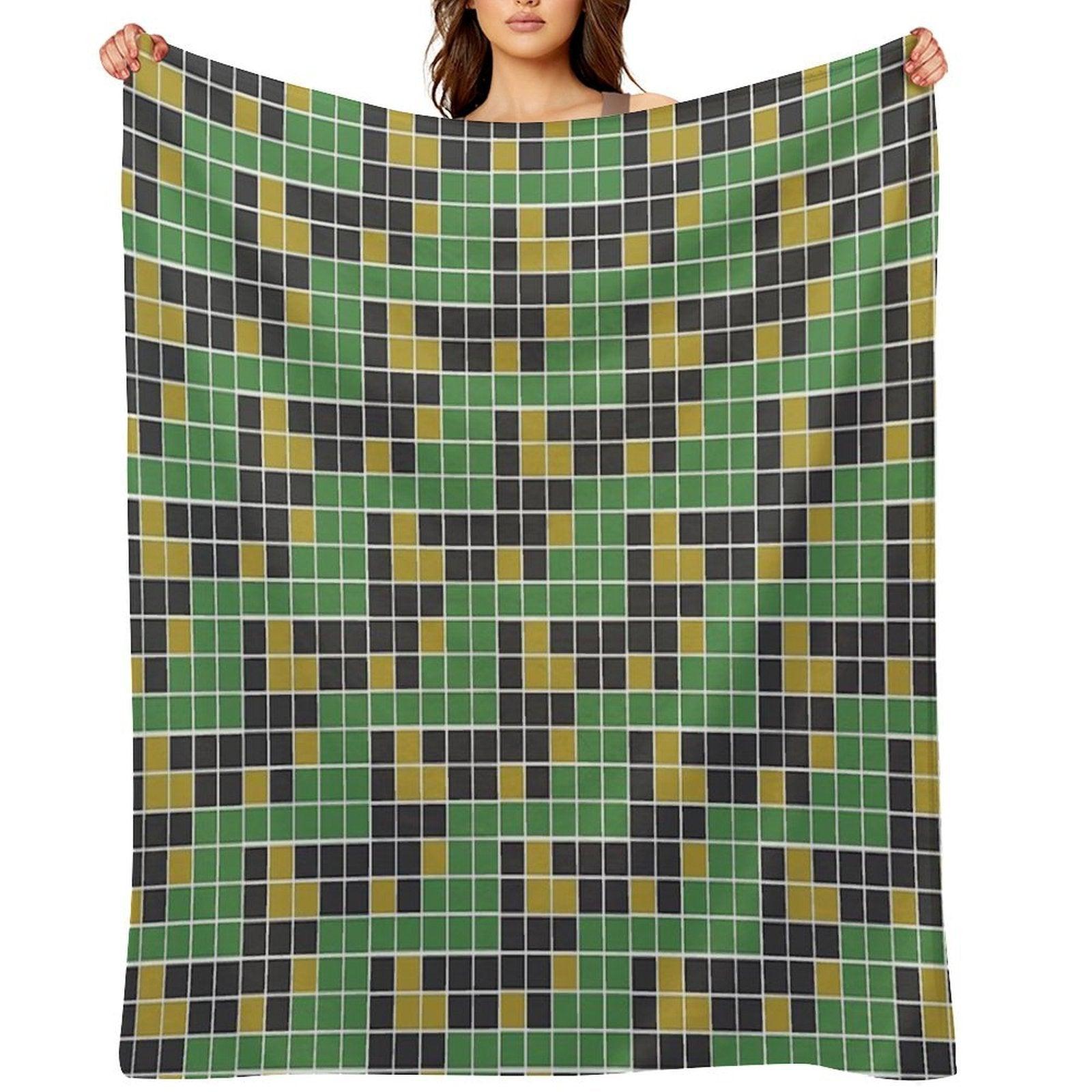 Wordle Grid Throw Blanket