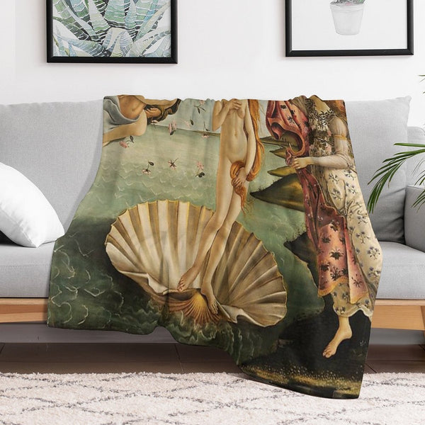 The Birth of Venus Multi-functional Throw Blanket