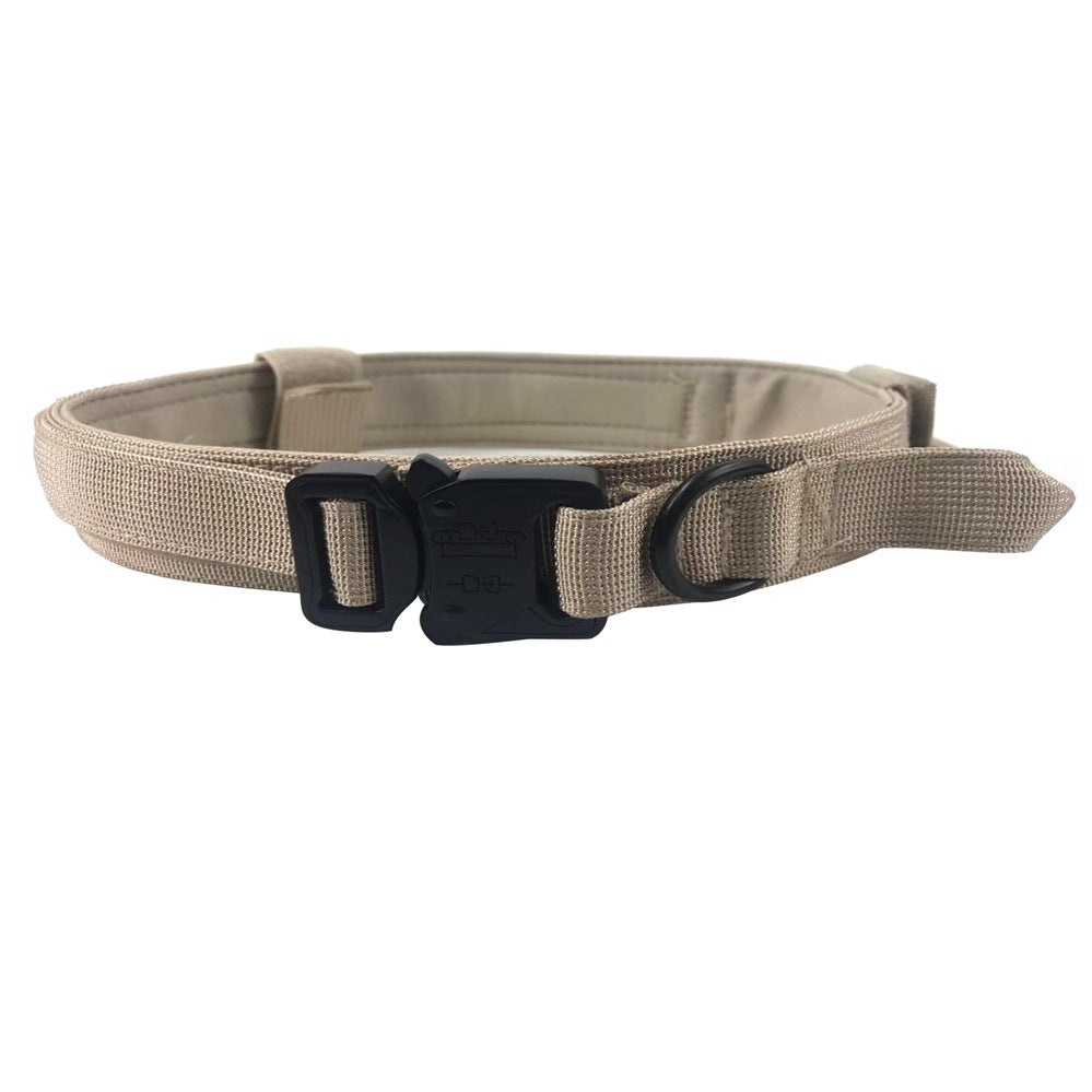 Tactical Dog Collar and Leash Set for Outdoor Adventures