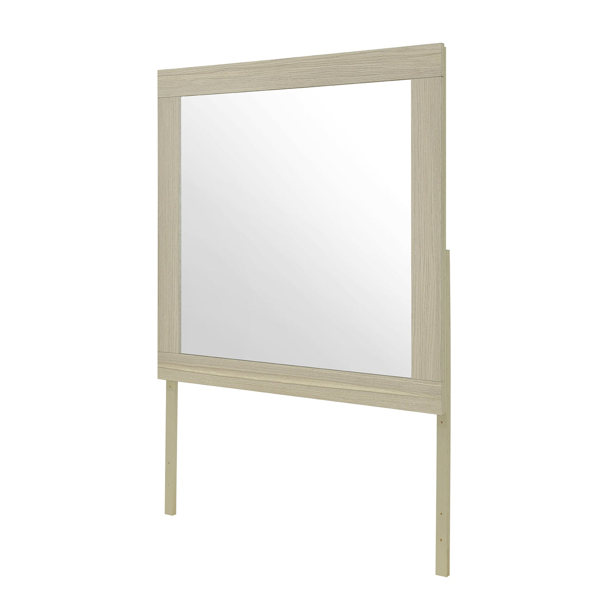 Elsa Natural Finish Large Scale Vanity Mirror
