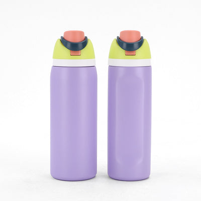 Insulated Stainless Steel Water Bottle (24OZ/32OZ), with straw, BPA-Free, great for sports and travel.