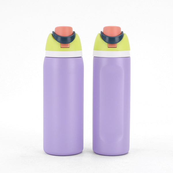 Insulated Stainless Steel Water Bottle (24OZ/32OZ), with straw, BPA-Free, great for sports and travel.