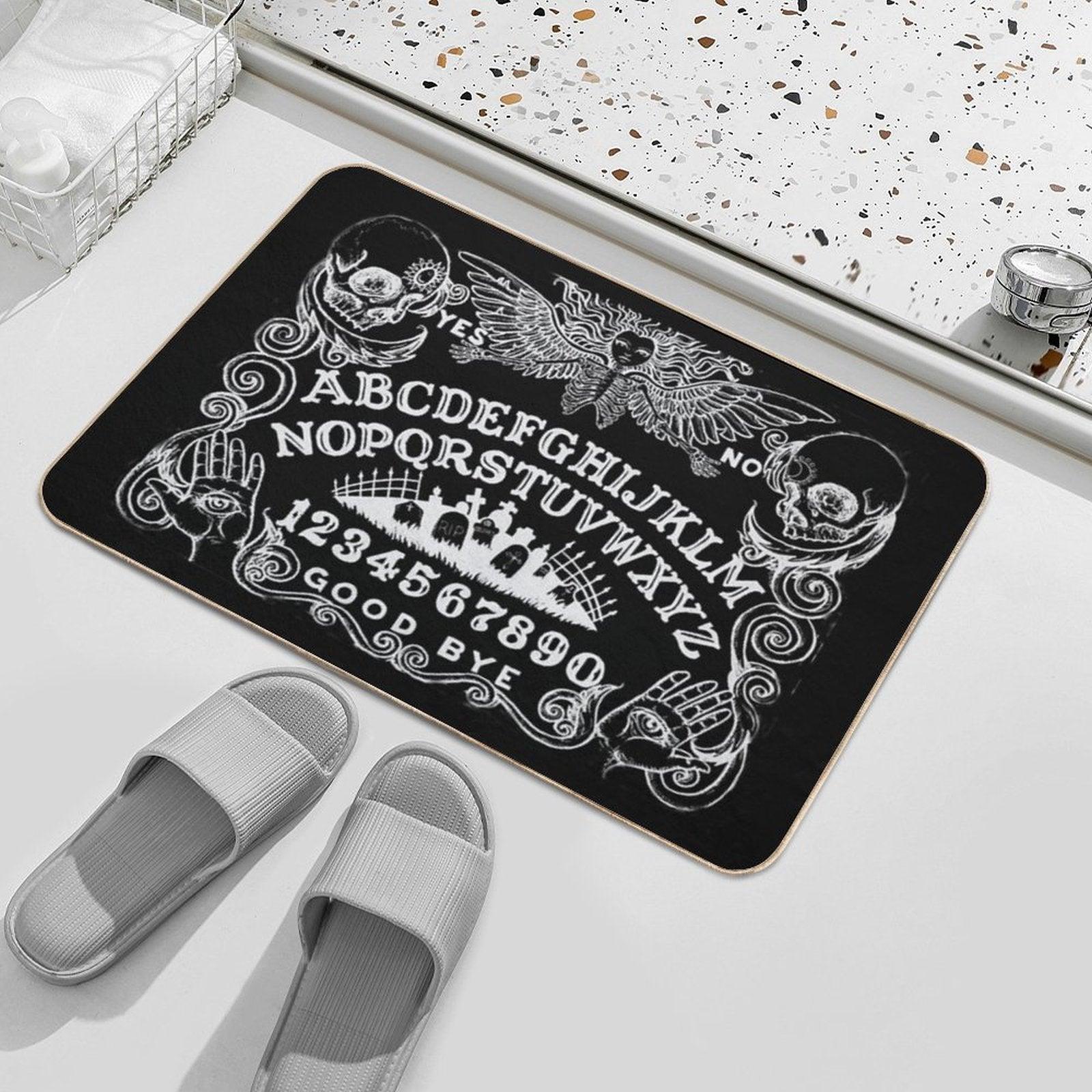 Black Witch Board Bath Mat