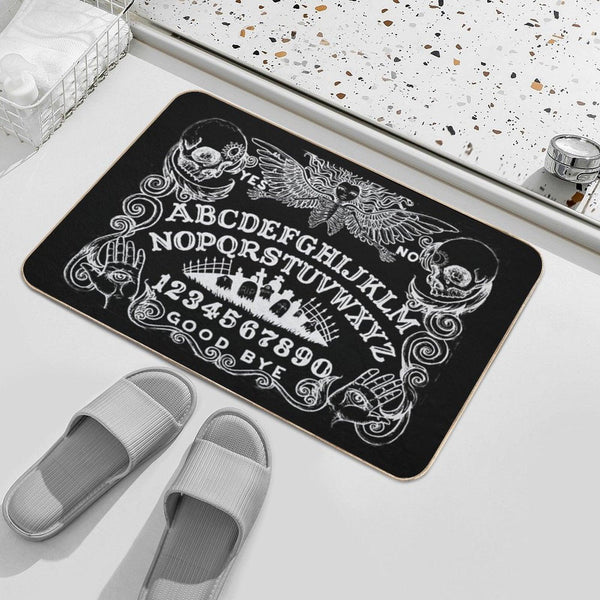 Black Witch Board Bath Mat