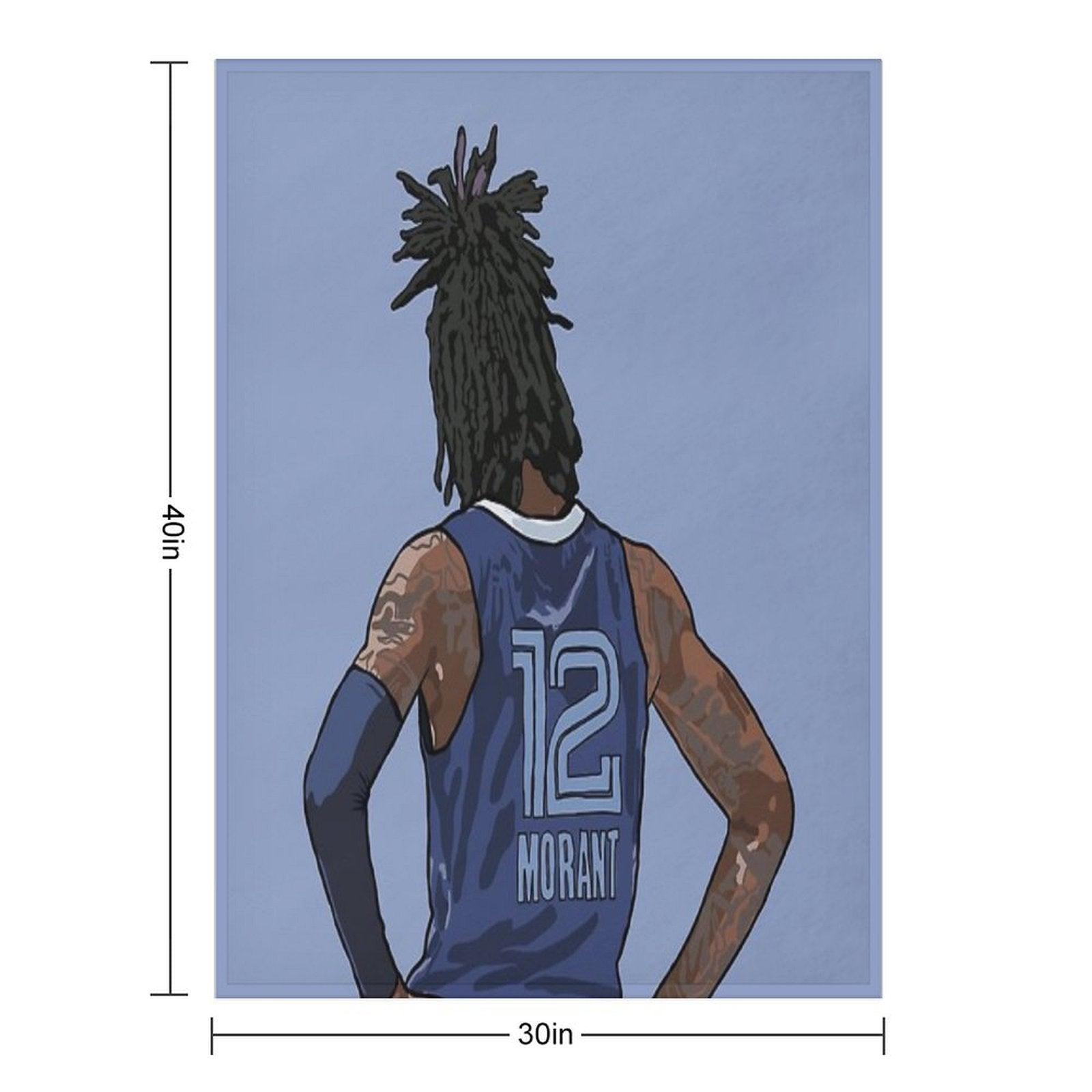 Ja Morant Back-To Throw Blanket