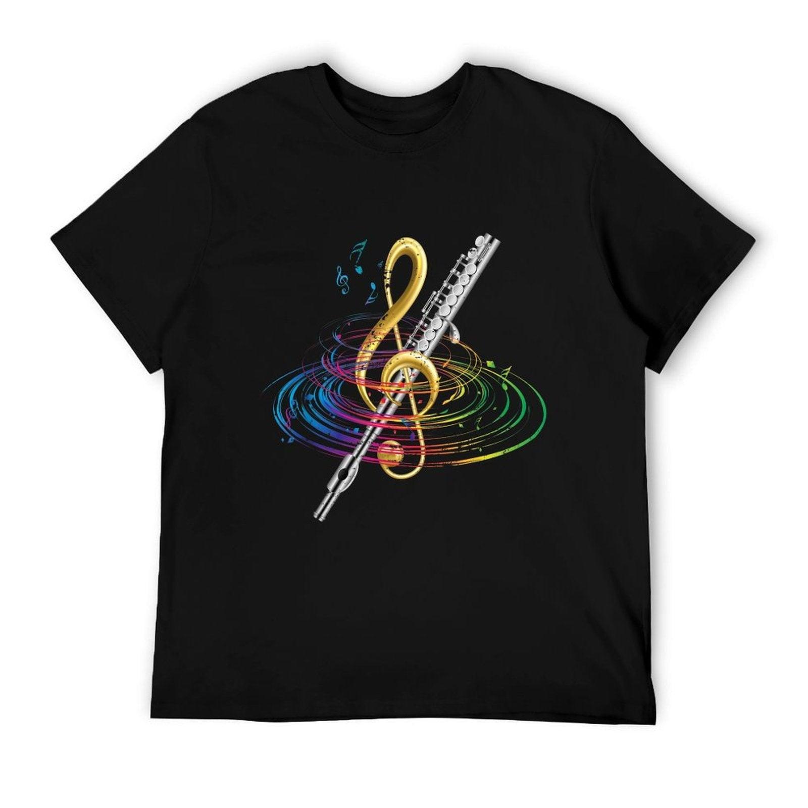 Classical Music Treble Clef Flutist Gift Flute T-Shirt