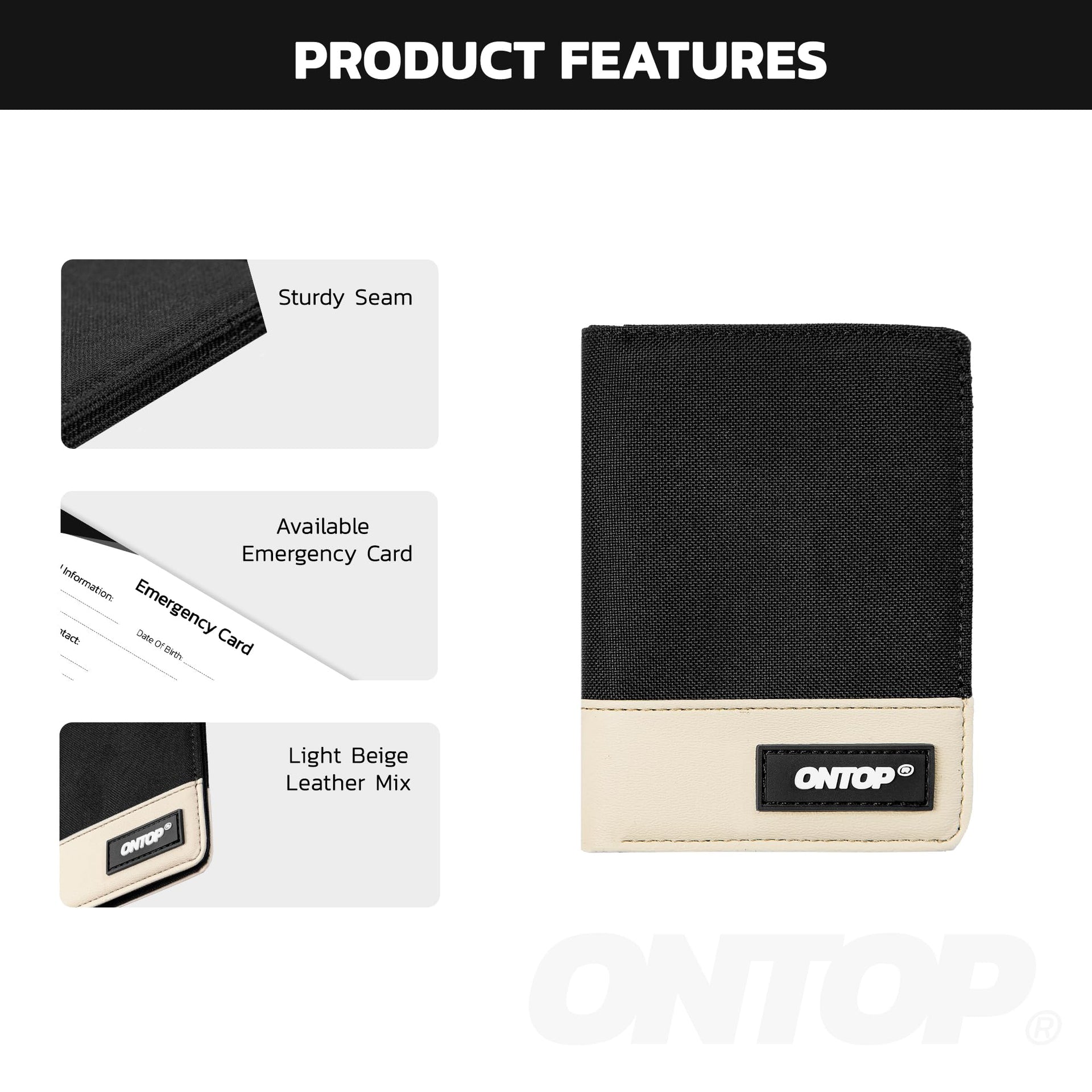 Vertical Bifold Wallet Card Holder