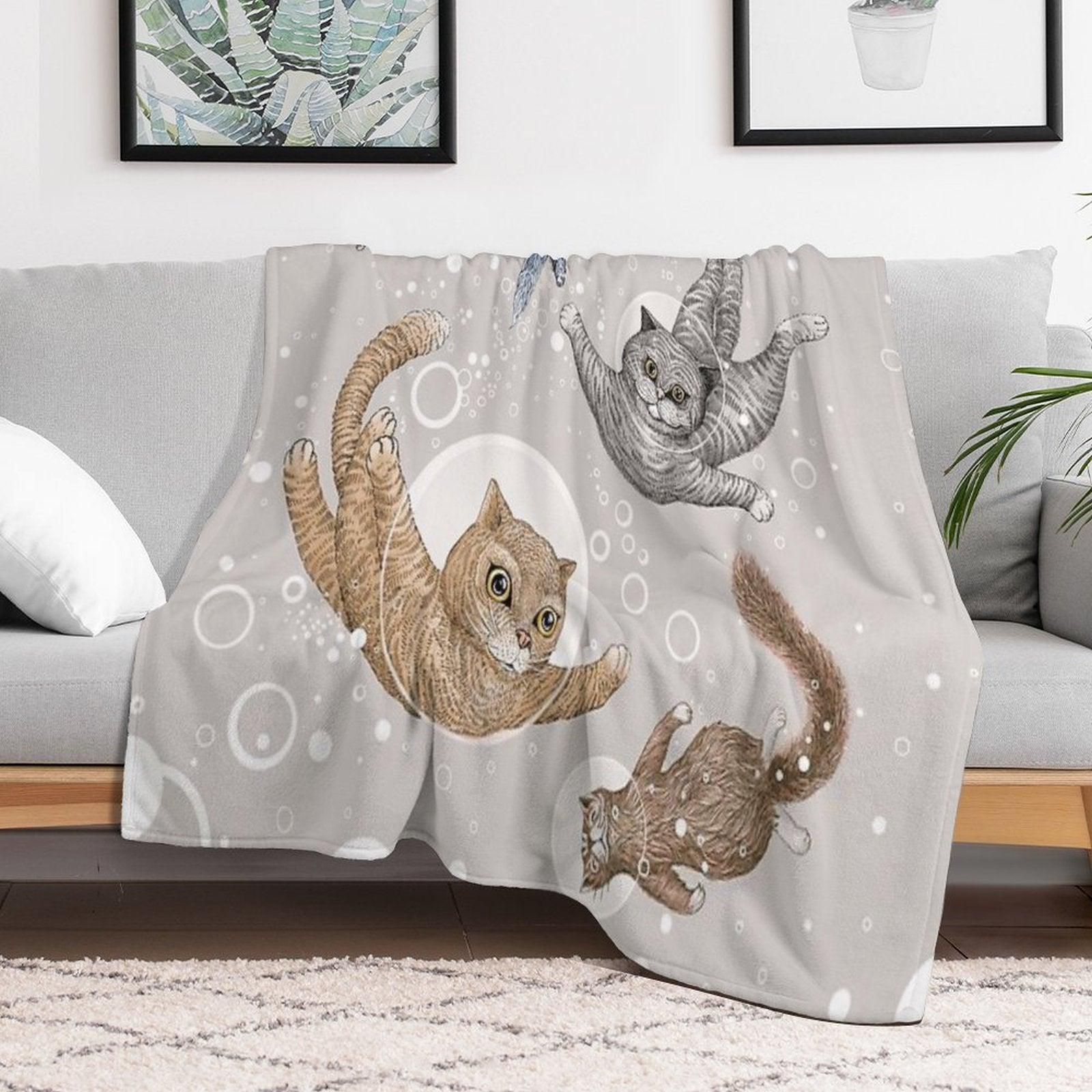 Cat Throw Blanket