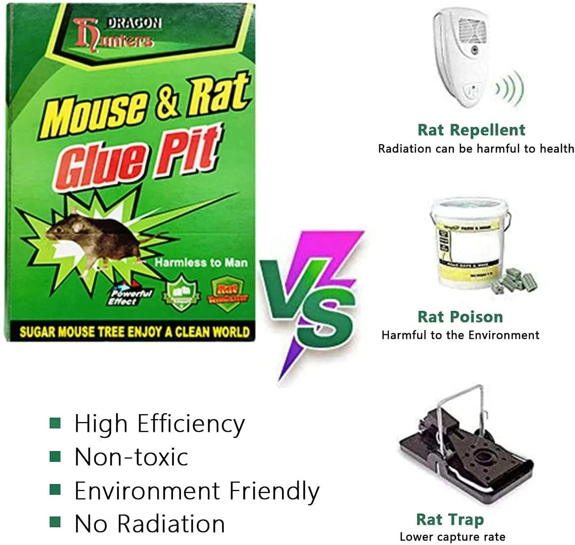 3-15pcs Mouse Board Sticky Mice Glue Trap High Effective Rodent Rat Bugs Catcher Pest Control Reject Non-toxic Eco-Friendly