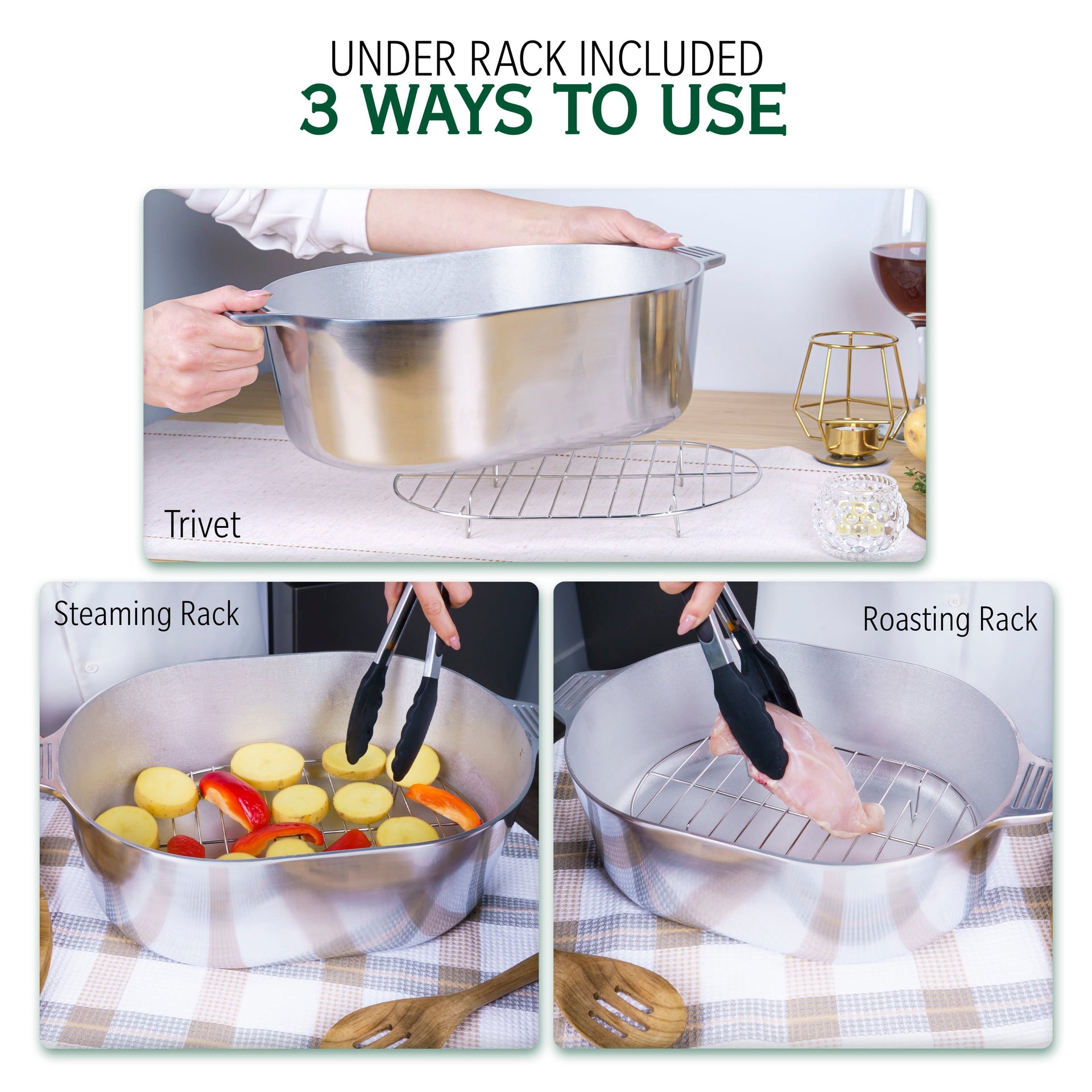 Oval Dutch Oven with Lid - 10 Quart (15 Inch) MAGNAWARE