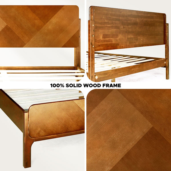 Rorns Bifrost Platform Bed Frame With Headboard