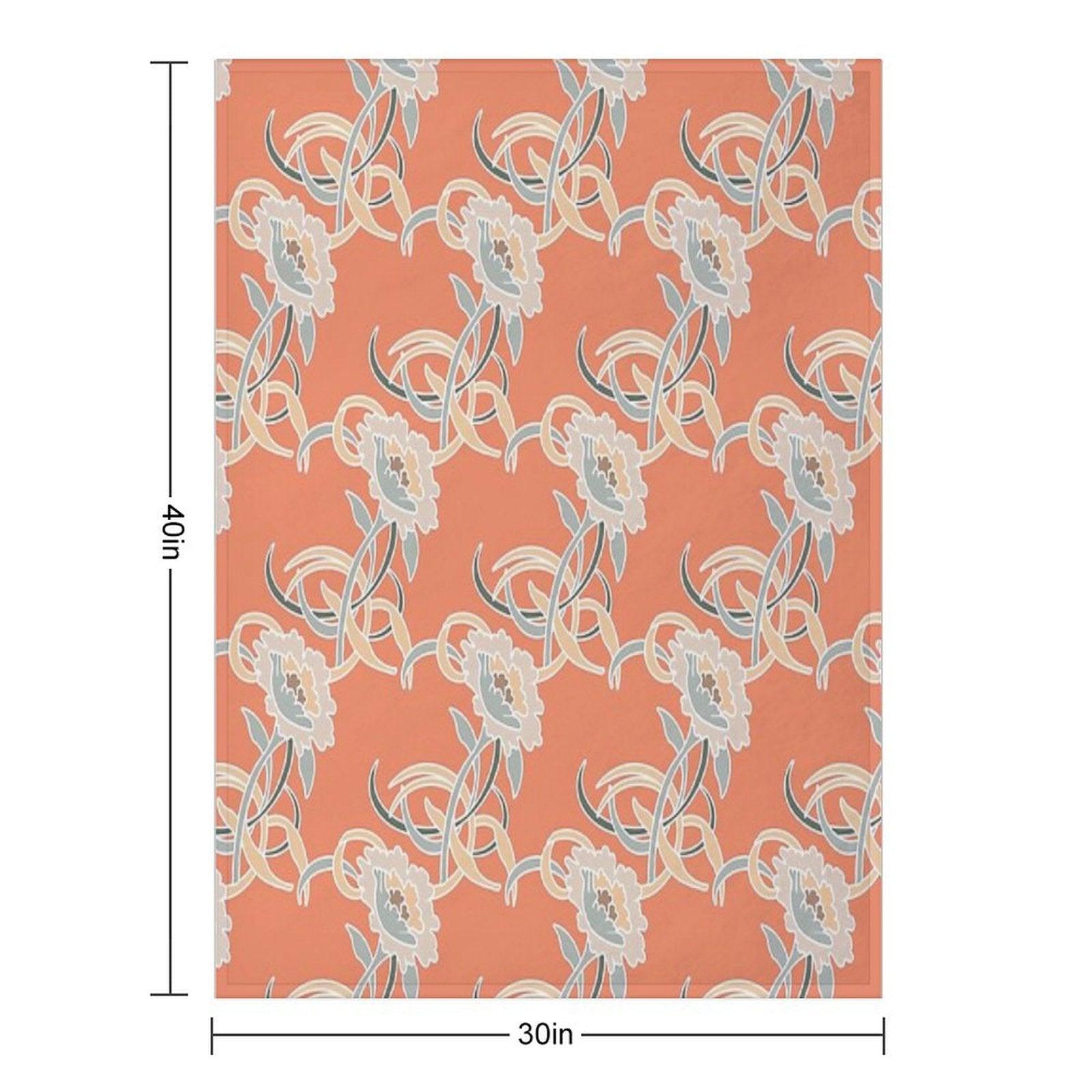 Golden Girls Couch Pattern Throw Blanket