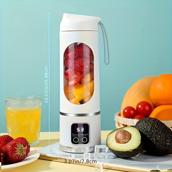 Portable USB-Rechargeable Blender & Juicer - Easy Clean, Perfect for Fruit & Vegetable Drinks, Milkshakes - 10.14oz to 16.91oz Capacity DSers Fulfillment