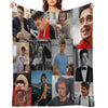 Charles Leclerc Picture Collage Throw Blanket