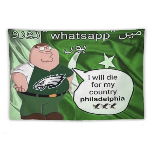 I Will Die For My Country Philadelphia Eagles Tapestry BionZax