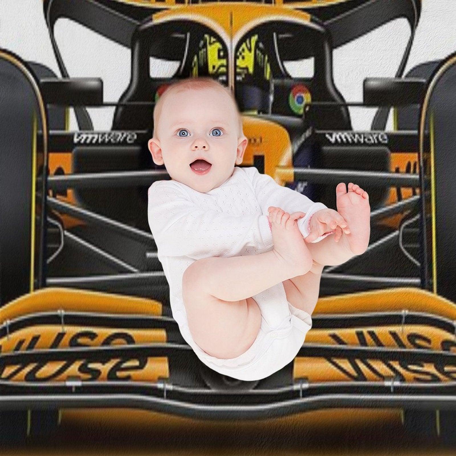 Many Lando Norris Items 2024 Formula 1 McLaren Racing Car Throw Blanket