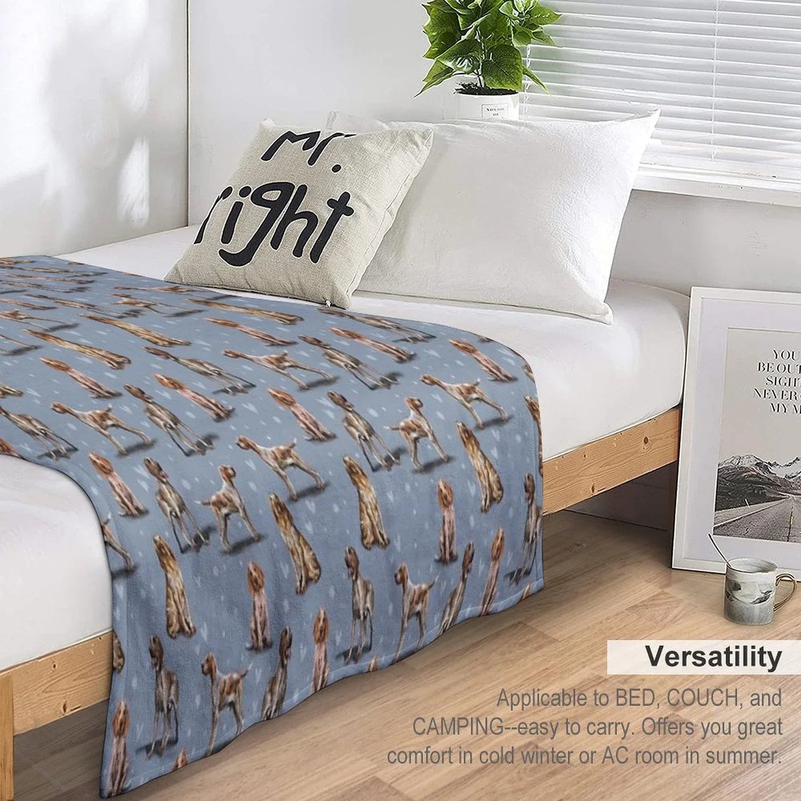 The Bracco Italiano Throw Blanket